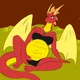 Pregnant dragon 