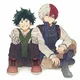 Deku y Todoroki 