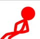 Red stickman