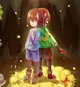 Frisk and chara