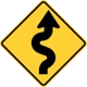 Zig-Zag lanes ahead