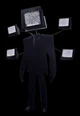 Large tv man