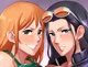Nami and Nico Robin