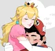 Peach and Mario