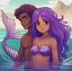 Mermaid and Human 