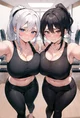 Sporty Twin Sisters