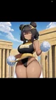 Ebony Cheerleader