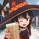 Megumin With A Milk