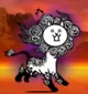 Manic Lion Cat