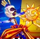 Sun and moon show