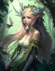 Nature fairy girl