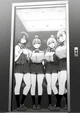 4 girls in elevator
