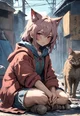 Homeless Cat-girl