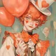 XOXO cute clown