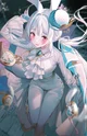 White rabbit - girl