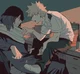 Aizawa and Bakugo 