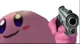 Kirby with a gun