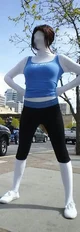Cosplayer Wii Fit