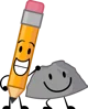 Pencil and Rocky 