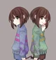 Frisk and Chara