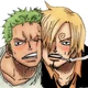 Sanji e Zoro pelados