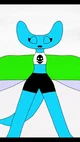 Cyan strong and cute