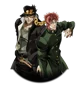 Jotaro and Kakyoin