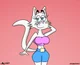 Sexy toon cat