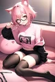 Shy Catgirl Roomie