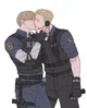Wesker and Leon