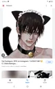 Hot Anime boy cat