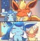 Flareon and Glaceon
