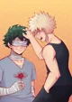 Bakudeku comfort AU