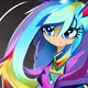 Rainbow Dash human