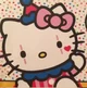 Hello kitty as clown