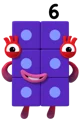 Numberblock Six