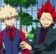 Kirishima y Bakugo