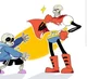 sans and Papyrus