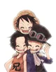 Sabo ace y luffy