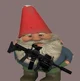 Gnome with hk416