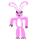 Giant Pink Bunny