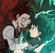 Deku and Evil Deku