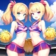 Cheerleader twins