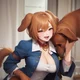 Dog girlfriend