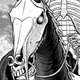 Skull knights horse
