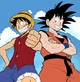 Goku and luffy