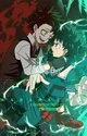 Izuku y villano Deku