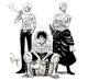 Luffy zoro y sanji