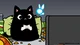 calm gamer cat