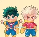 Deku and bakugo